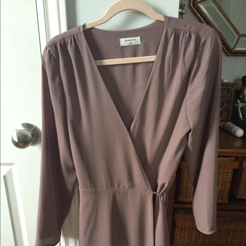 Babaton wrap dress